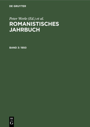 1950 - Romanistisches Jahrbuch