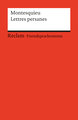 Lettres persanes. Auswahl. Französischer Text mit deutschen Worterklärungen. C1 (GER)