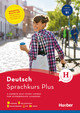 Sprachkurs Plus Deutsch B1, Englische Ausgabe. Buch mit Audios und Videos online, App, Online-Übungen und Begleitbuch