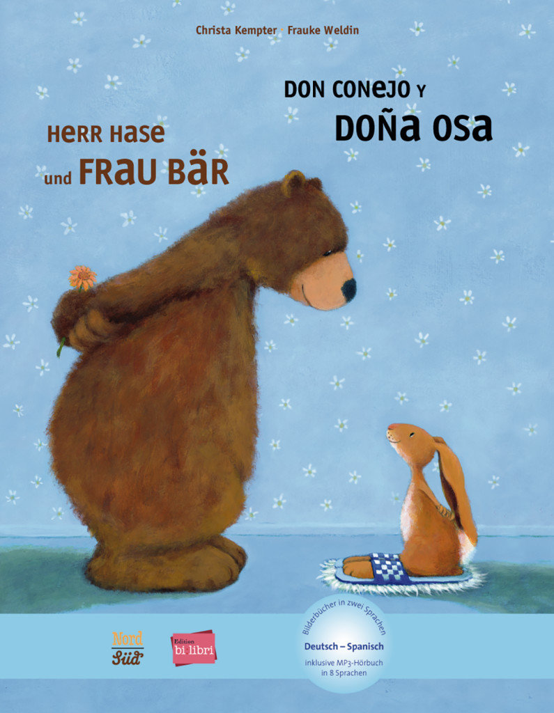 Herr Hase & Frau Bär. Kinderbuch Deutsch-Spanisch