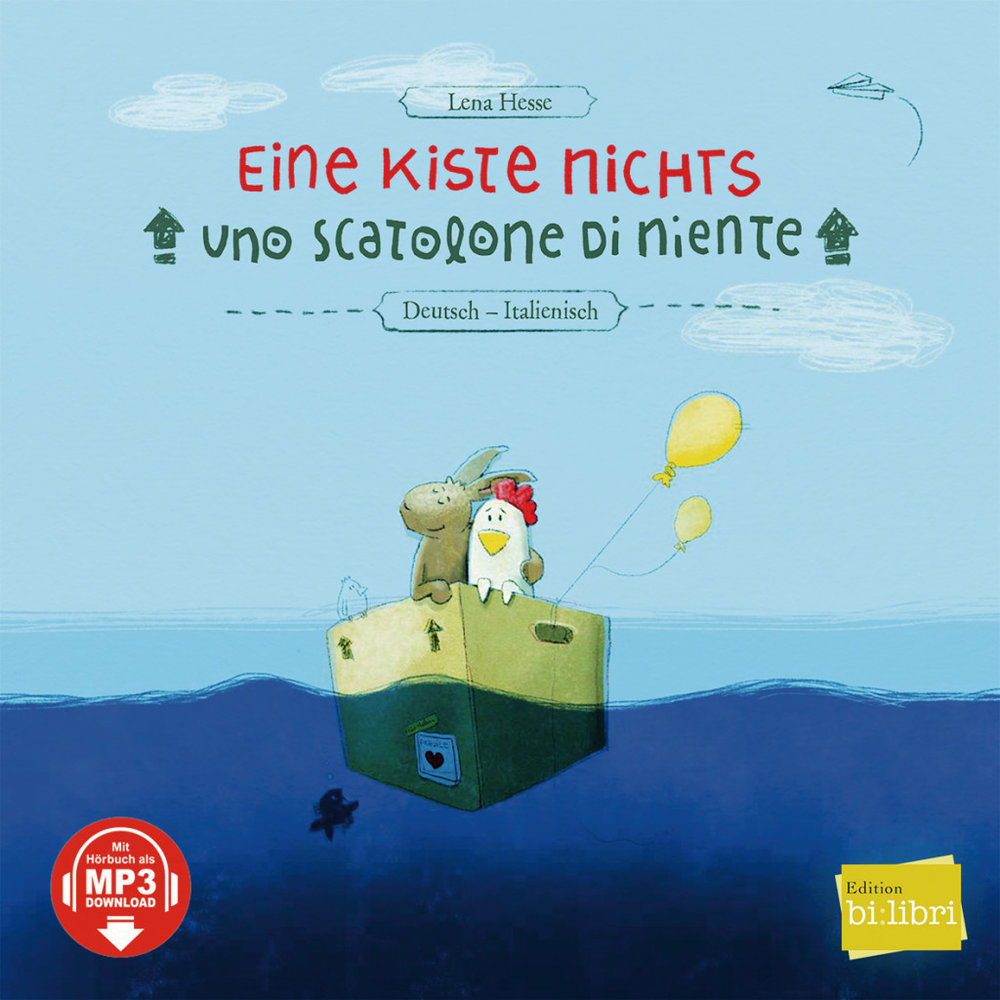 Eine Kiste Nichts. Kinderbuch Deutsch-Italienisch