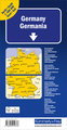 Kümmerly+Frey Strassenkarte Deutschland Nord+Süd 1:500.000. 1:500'000