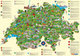 Carte Suisse pour les enfants, poster Plano gerollt in Röhre 100 x 70 cm. 1:0