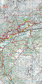 Kümmerly+Frey Wanderkarte 20 Surselva 1:60.000. 1:60'000