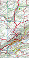 Kümmerly+Frey Wanderkarte 10 Franches-Montagnes 1:40.000. 1:40'000