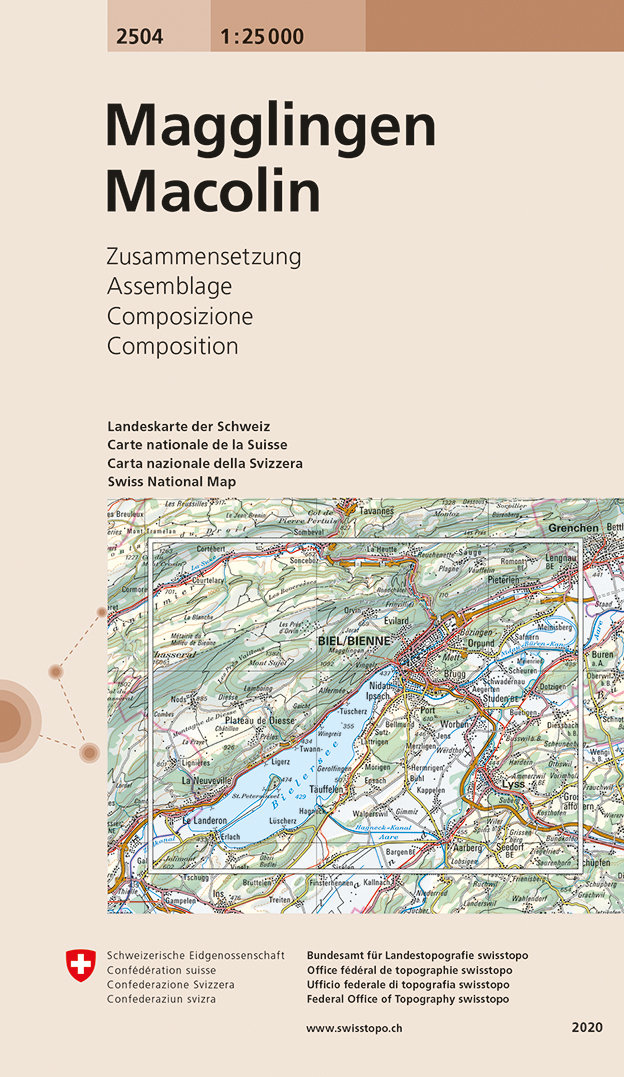 Magglingen - Macolin. 1:25'000