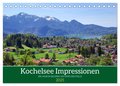 Kochelsee Impressionen - Ein Jahr in Bildern am Ufer der Stille (Tischkalender 2025 DIN A5 quer), CALVENDO Monatskalender