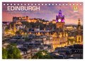 EDINBURGH Impressionen bei Tag und Nacht (Tischkalender 2025 DIN A5 quer), CALVENDO Monatskalender