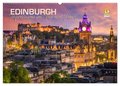 EDINBURGH Impressionen bei Tag und Nacht (Wandkalender 2025 DIN A2 quer), CALVENDO Monatskalender