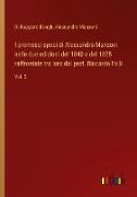 I promessi sposi di Alessandro Manzoni nelle due edizioni del 1840 e del 1825 raffrontate tra loro dal prof. Riccardo Folli