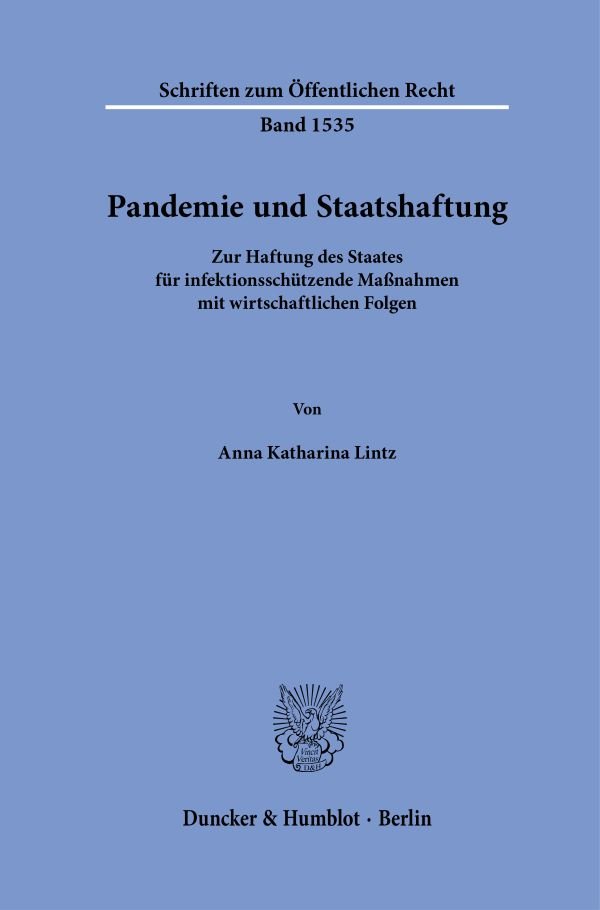 Pandemie und Staatshaftung