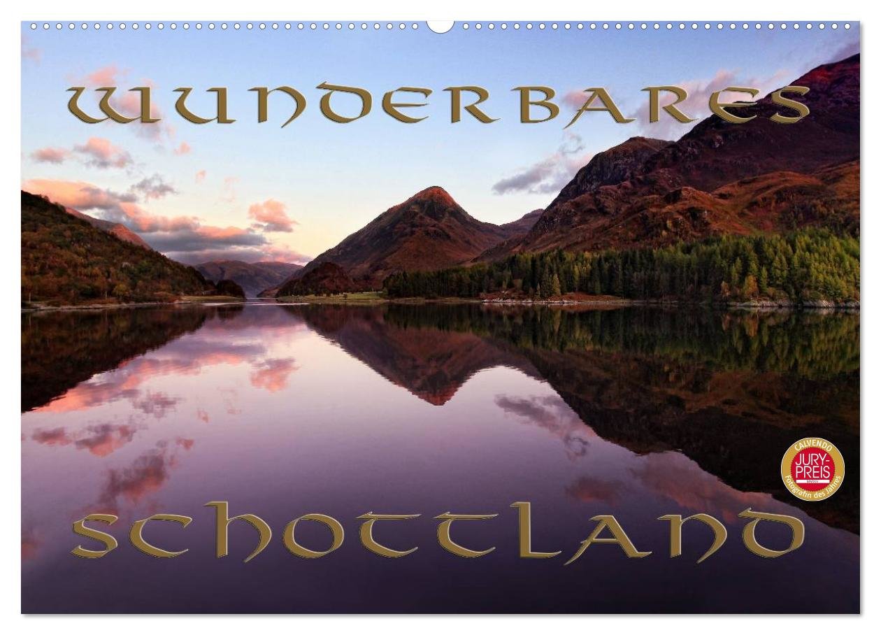 Wunderbares Schottland (Wandkalender 2025 DIN A2 quer), CALVENDO Monatskalender