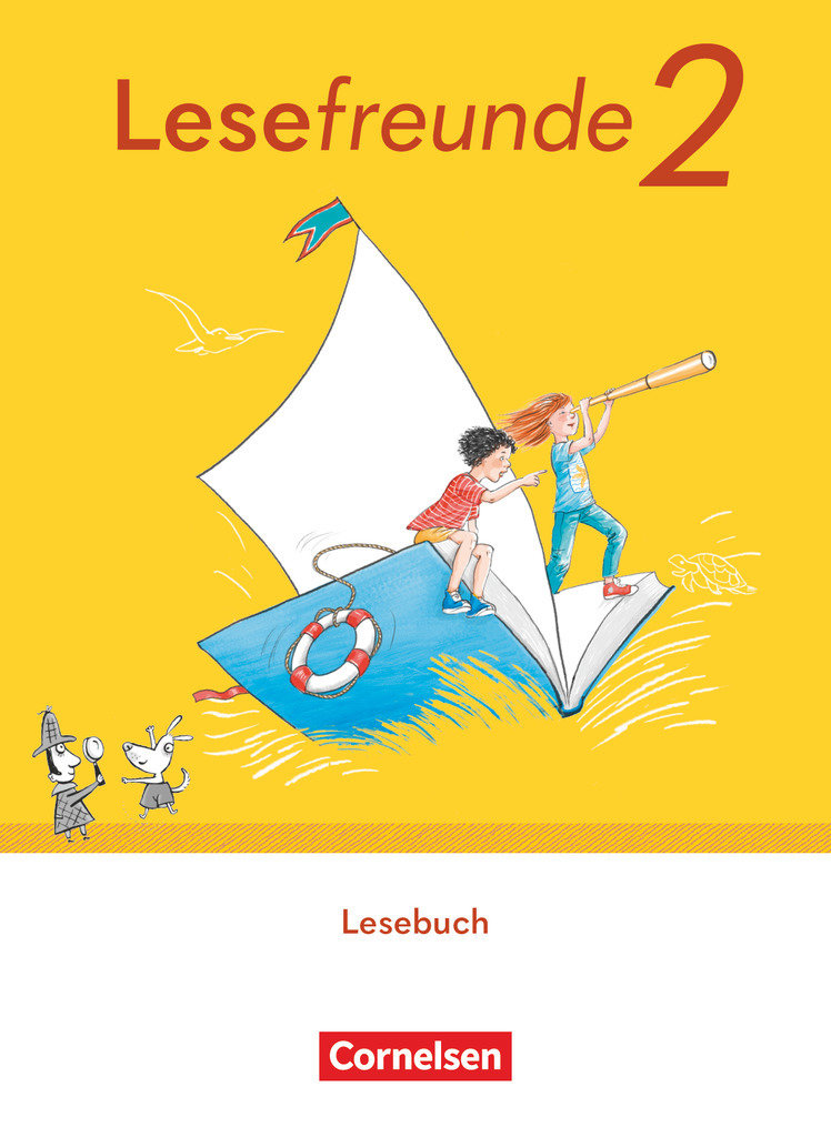 Lesefreunde, Lesen - Schreiben - Spielen, Östliche Bundesländer und Berlin - Ausgabe 2022, 2. Schuljahr, Lesebuch, Mit Lernentwicklungsheft, Lesekarte und BuchTaucher-App