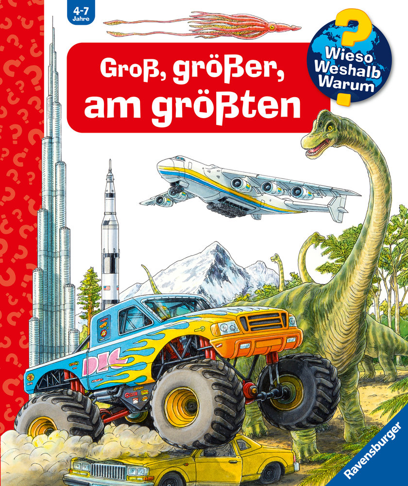 Wieso? Weshalb? Warum?: Groß, größer, am größten (Riesenbuch)