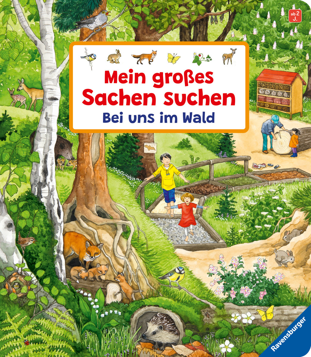 Mein großes Sachen suchen: Bei uns im Wald