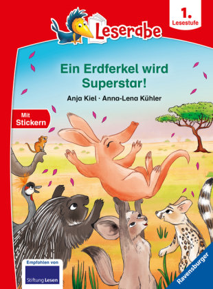 Ein Erdferkel wird Superstar! - Leserabe ab 1. Klasse - Erstlesebuch für Kinder ab 6 Jahren