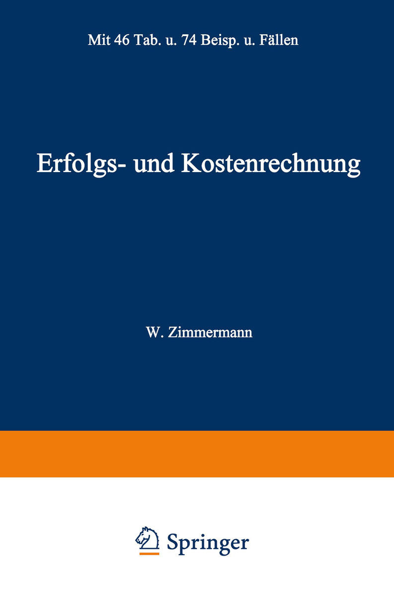 Erfolgs- und Kostenrechnung