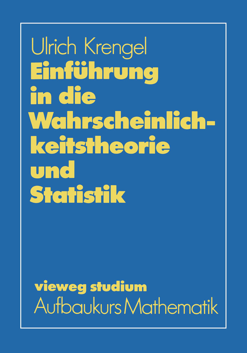 Einführung in die Wahrscheinlichkeitstheorie und Statistik