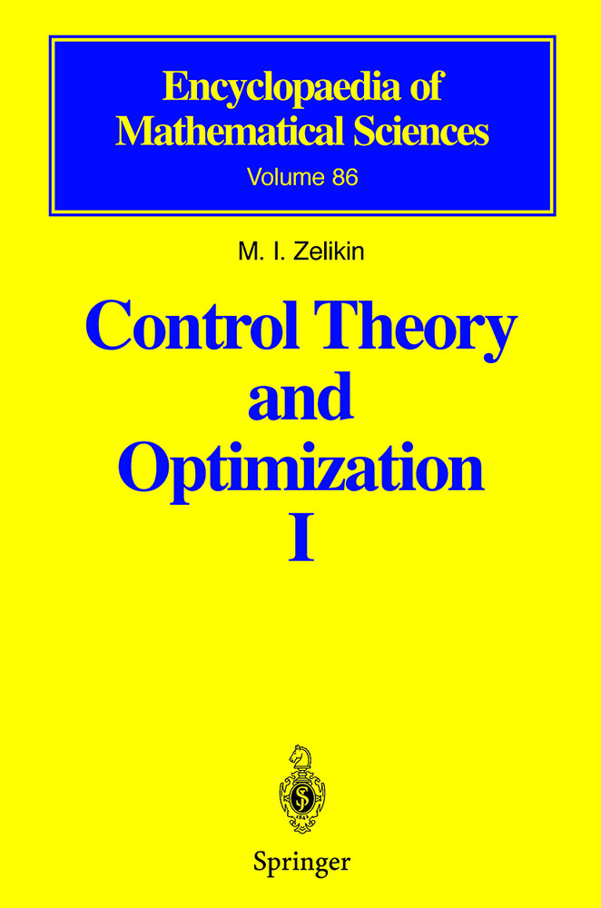 Control Theory and Optimization I - Control Theory and Optimization