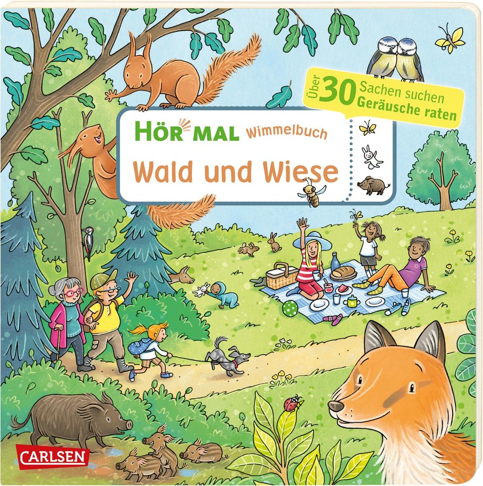 Hör mal (Soundbuch): Wimmelbuch: Wald und Wiese