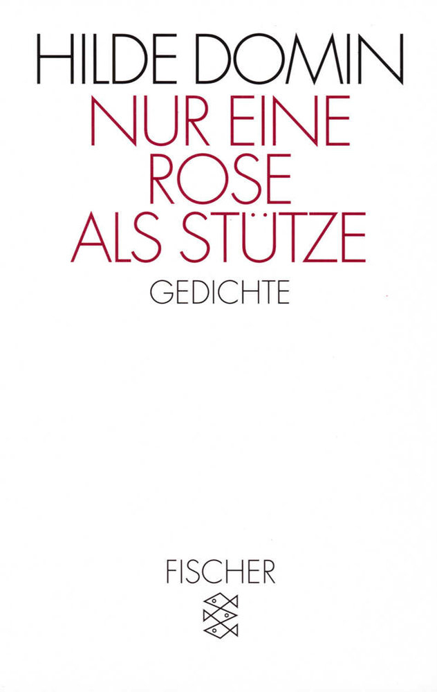 Nur eine Rose als Stütze