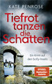 Tiefrot tanzen die Schatten