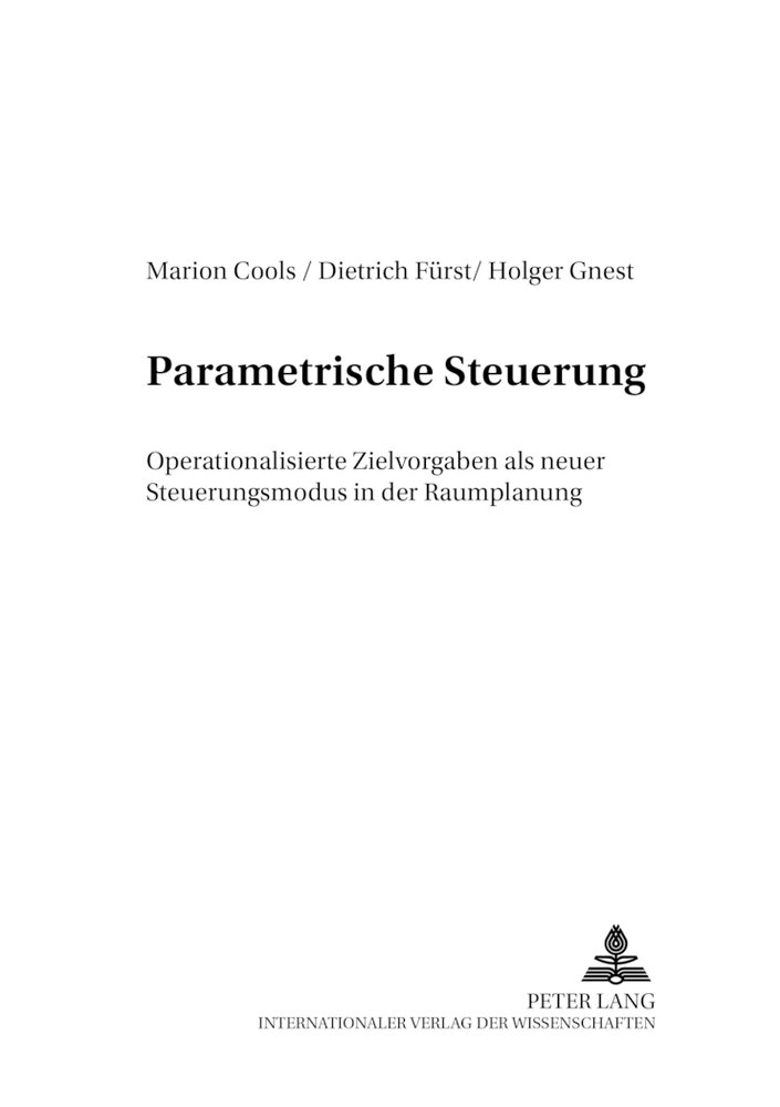 Parametrische Steuerung