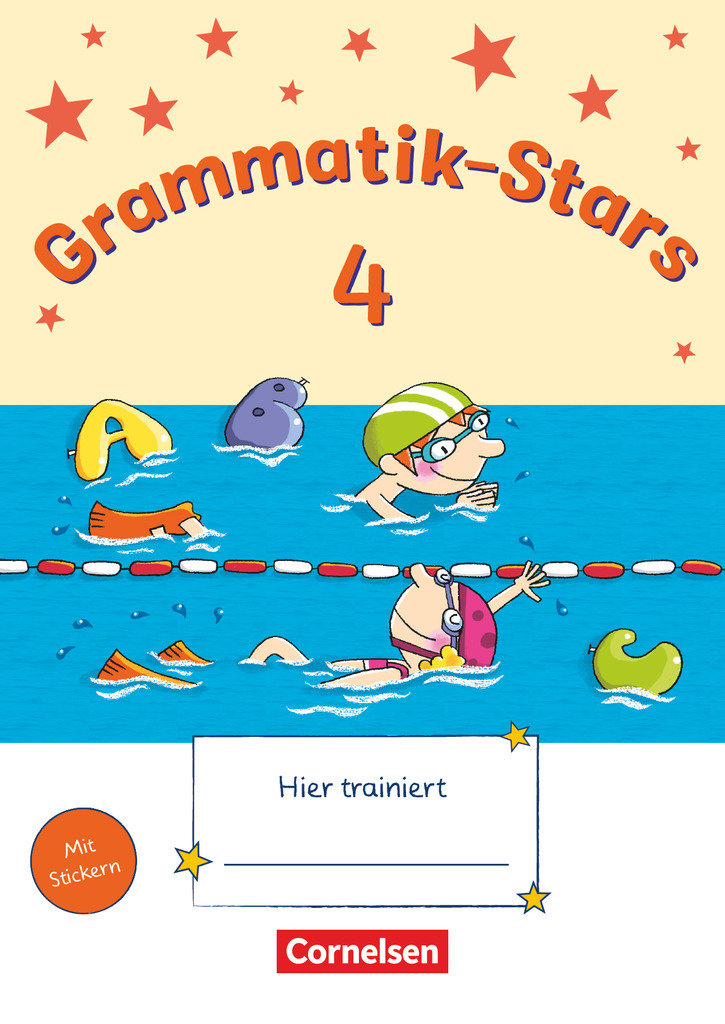 Grammatik-Stars, 4. Schuljahr, Übungsheft, Mit Lösungen