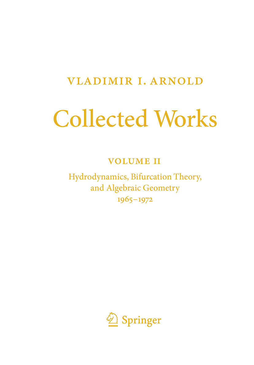 Vladimir I. Arnold - Collected Works