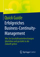 Quick Guide Erfolgreiches Business-Continuity-Management