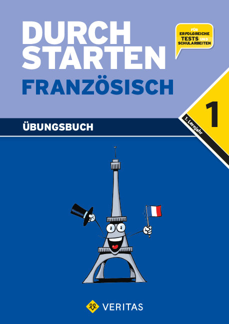 Durchstarten, Französisch - Neubearbeitung, 1. Lernjahr, Übungsbuch mit Lösungen