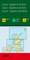 Schottland - Nordengland, Autokarte 1:400.000, freytag & berndt. 1:400'000