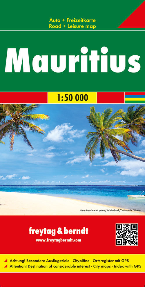 Mauritius, Autokarte 1:50.000. 1:50'000