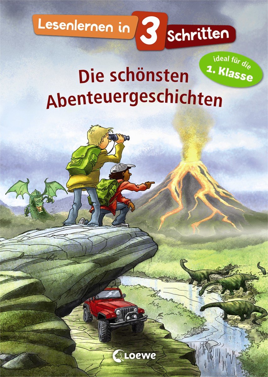 Lesenlernen in 3 Schritten - Die schönsten Abenteuergeschichten