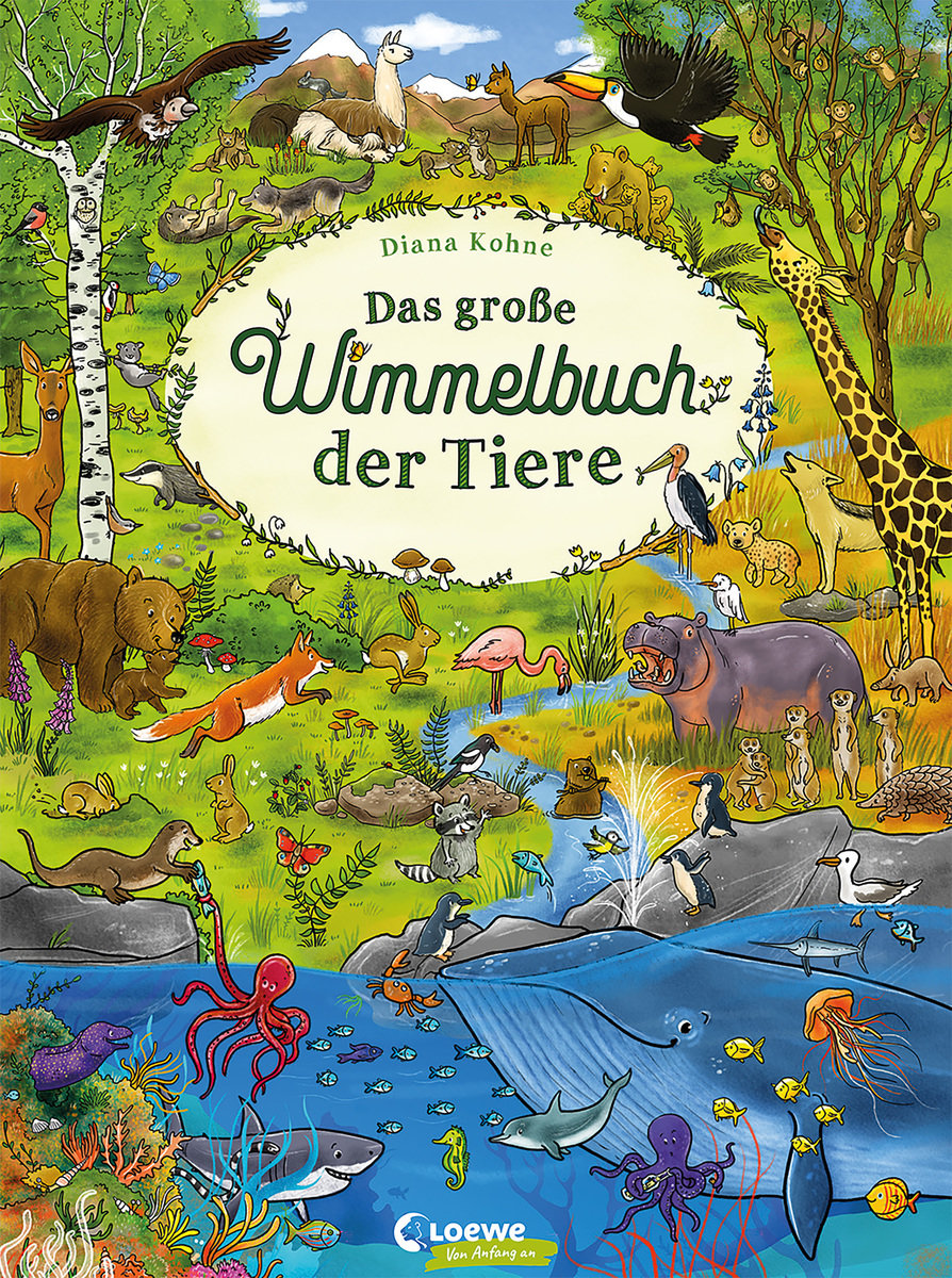 Das große Wimmelbuch der Tiere