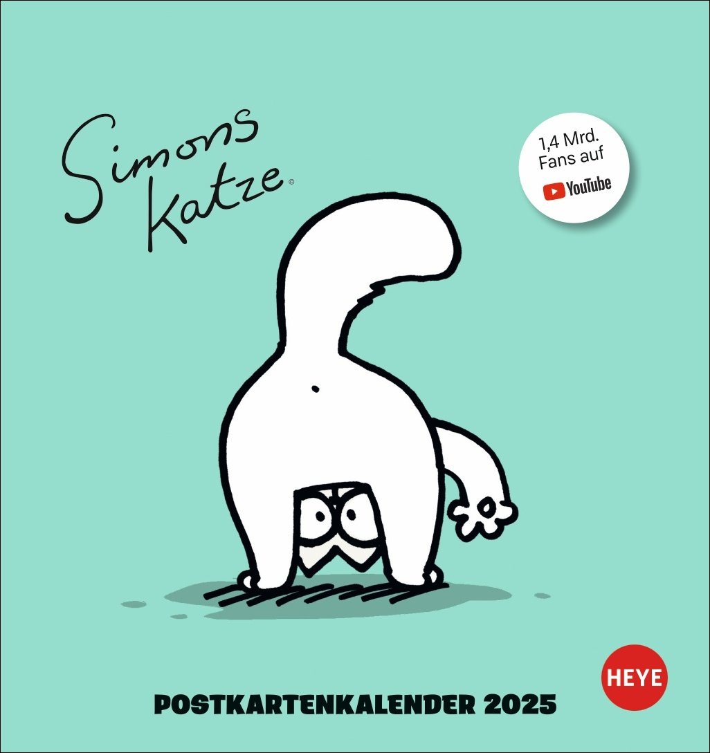 Simons Katze Postkartenkalender 2025