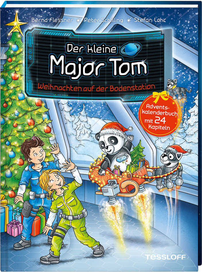 Der kleine Major Tom. Weihnachten auf der Bodenstation. Adventskalenderbuch mit 24 Kapiteln