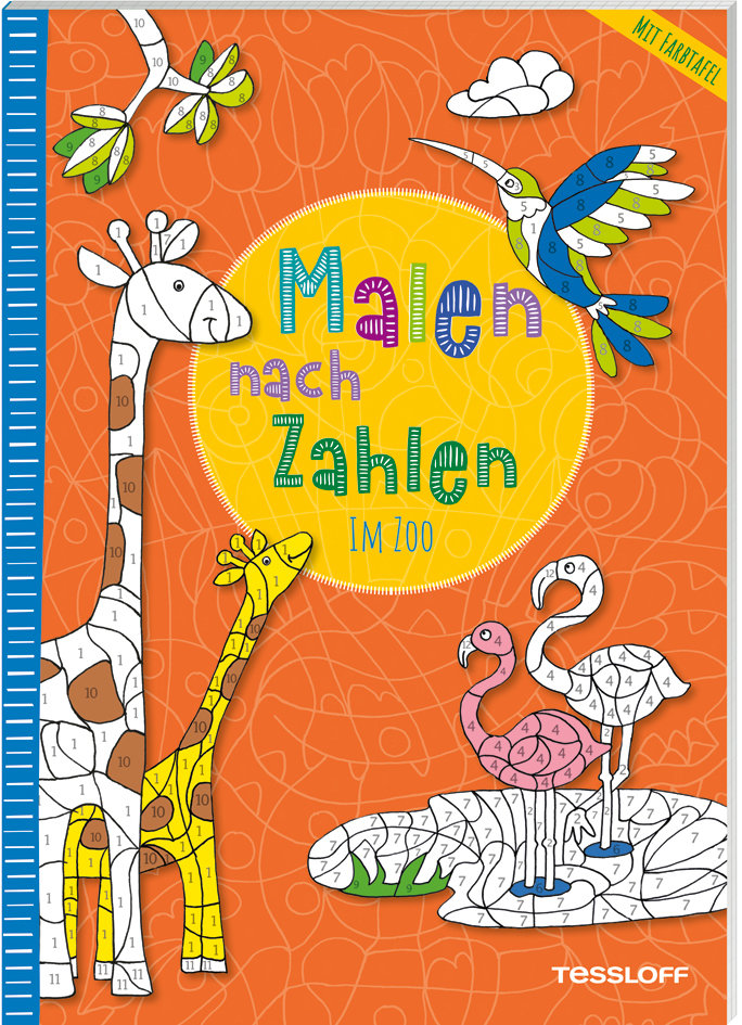 Malen nach Zahlen. Im Zoo