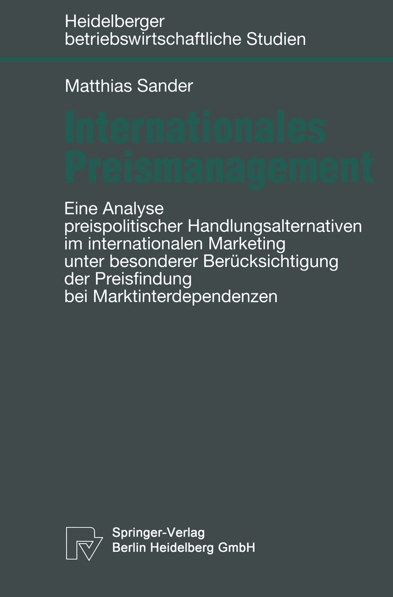 Internationales Preismanagement