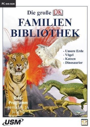 Die große Dorling Kindersley Familienbibliothek - Unsere Erde, Katzen, Vögel und Dinosaurier (DVD-ROM)