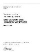 Die Leiden des jungen Werther von Johann Wolfgang von Goethe - Textanalyse und Interpretation