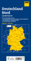 ADAC Länderkarte Deutschland Nord 1:500.000