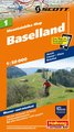 Hallwag Mountainbike-Karte 1 Baselland 1:50.000. 1:50'000