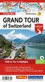 Hallwag Strassenkarte Grand Tour of Switzerland 1:275.000. 1:275'000