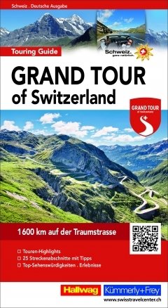 Hallwag Strassenkarte Grand Tour of Switzerland 1:275.000. 1:275'000