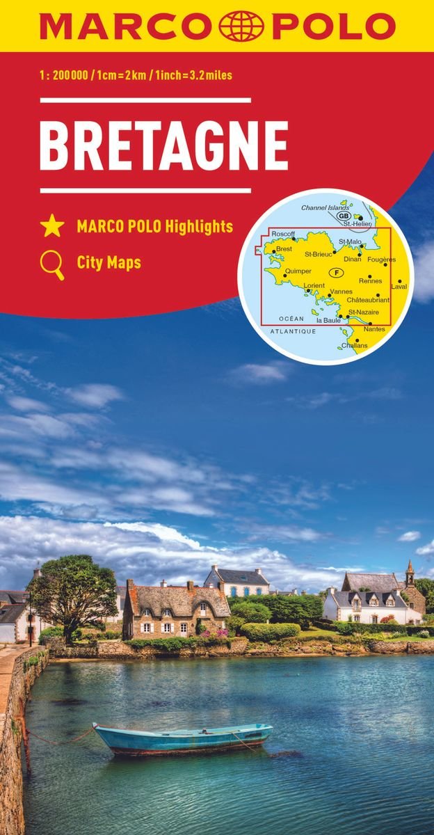 MARCO POLO Regionalkarte Bretagne 1:200.000. 1:200'000