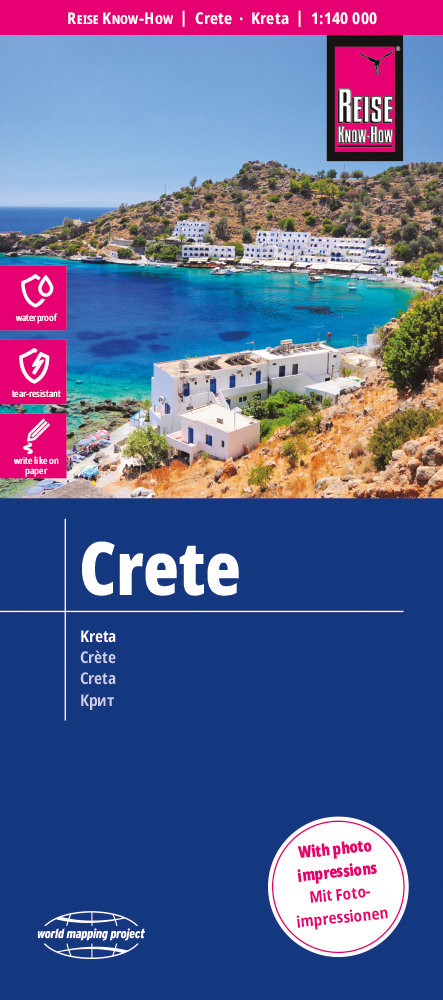 Reise Know-How Landkarte Kreta / Crete (1:140.000). 1:140'000