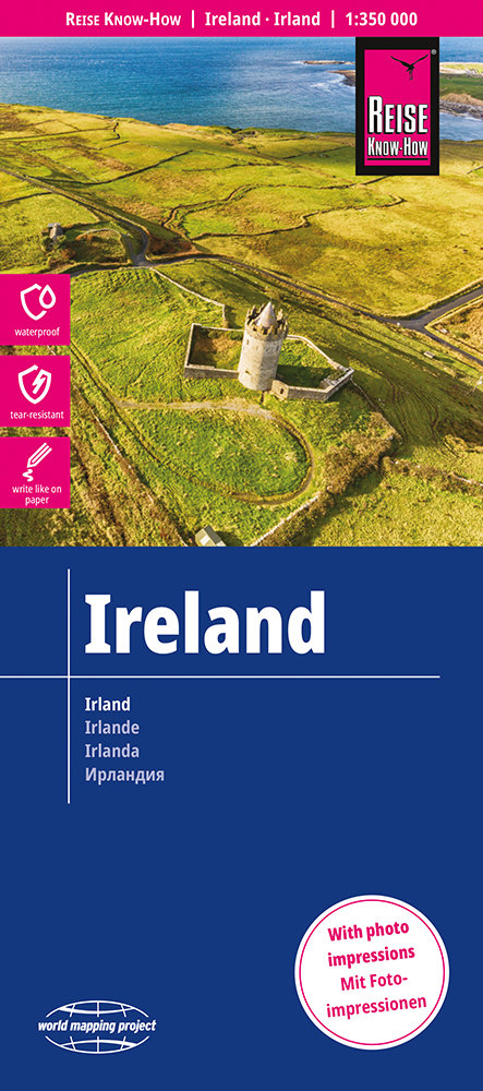 Reise Know-How Landkarte Irland / Ireland (1:350.000). 1:350'000