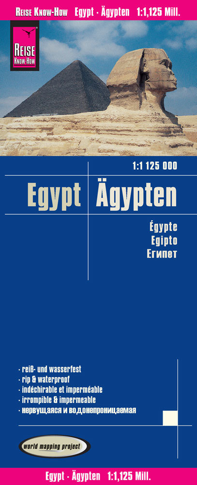 Reise Know-How Landkarte Ägypten (1:1.125.000). 1:1'125'000