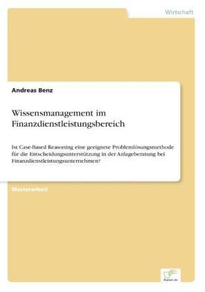 Wissensmanagement im Finanzdienstleistungsbereich